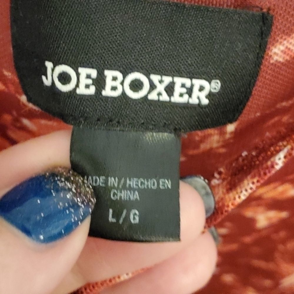 Joe Boxer floral‎ slightly sheer raglan shirt - Picture 4 of 8